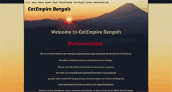 Desktop Screenshot of catempirebengals.com