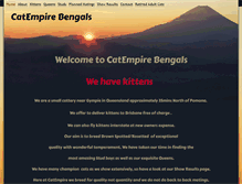 Tablet Screenshot of catempirebengals.com